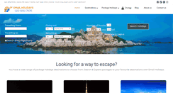 Desktop Screenshot of emailholidays.com