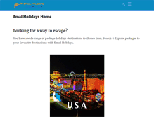 Tablet Screenshot of emailholidays.com